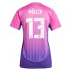 Maillot de Supporter Allemagne Muller 13 Extérieur Euro 2024 Pour Femme